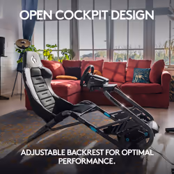 Playseat Trophy Logitech G Edition Sedia per gaming universale Sedia tappezzata Nero - Vista aggiuntiva 6