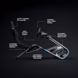 Playseat Trophy Logitech G Edition Sedia per gaming universale Sedia tappezzata Nero - Vista aggiuntiva 7