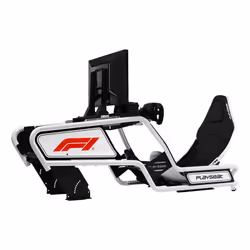 Playseat Formula Intelligence - F1 Edition Sedia per gaming universale Seduta imbottita Nero, Bianco - Vista aggiuntiva 5
