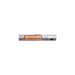 Outtrade RD-SILVER-2000W, Riscaldatore ambiente elettrico a infrarossi, Gas alogeno, IP54, Interno, Parete, Argento