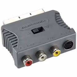 Bandridge BVP765, SCART (21-pin), 3 x RCA + S-Video, Maschio, Femmina, Grigio, Rosso, Bianco, Giallo