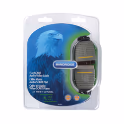 Bandridge BVL7305 Cavo SCART 5 m SCART (21-pin) Nero, Grigio