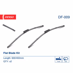 Tergicristallo per parabrezza DENSO DF-009, Flat Blades Lunghezza 600+450mm, anteriore, 2 Pezzo - Vista aggiuntiva 4