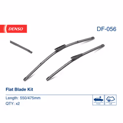 Tergicristallo per parabrezza DENSO DF-056, Flat Blades Lunghezza 550+475mm, anteriore, 2 Pezzo - Vista aggiuntiva 4