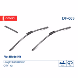 Tergicristallo per parabrezza DENSO DF-063, Flat Blades Lunghezza 650+400mm, anteriore, 2 Pezzo - Vista aggiuntiva 4