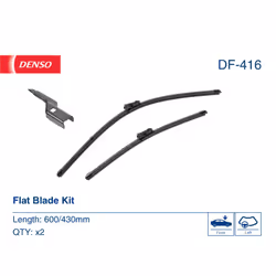 Asse di sviluppo: Davanti. Indice: DF-416. Linea: Flat Blades. Lunghezza [mm]: 600/430. Numero [pz.]: 2. Numero del Produttor ...