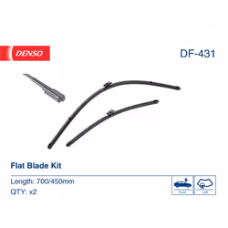 Asse di sviluppo: Davanti. Indice: DF-431. Linea: Flat Blades. Lunghezza [mm]: 700/450. Numero [pz.]: 2. Numero del Produttor ...