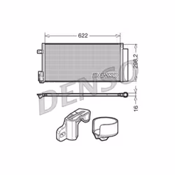 Condensatore, impianto di climatizzazione DENSO DCN13110