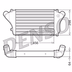 Intercooler DENSO DIT45004
