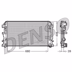 Radiatore, raffreddamento motore DENSO DRM17009 - Vista aggiuntiva 3