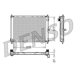 Radiatore, raffreddamento motore DENSO DRM46003