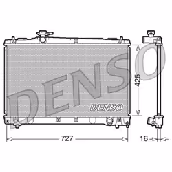 Indice: DRM50034. Larghezza della rete [mm]: 727. Lunghezza della rete [mm]: 425. Materiale: Alluminio. Materiale telaio: Pla ...