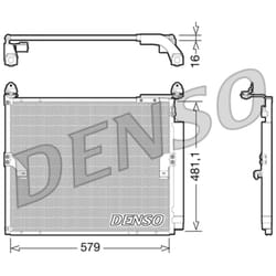 Condensatore, impianto di climatizzazione DENSO DCN50019