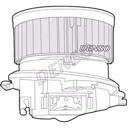 Ventola Abitacolo; DENSO; per veicolo con guida a Sx senza resistenza; per CITROËN, PEUGEOT; 644195, 644195