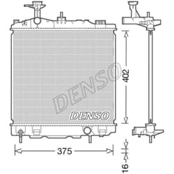 Radiatore, raffreddamento motore DENSO DRM45041