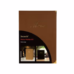 Securit MC-CRA5-BR A5 Metallo, Plastica Poliuretanica PU Marrone 1 pz