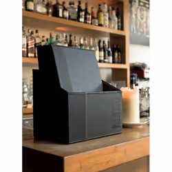 Securit MC-BOX-TRA4-BL A4 Metallo, PU pelle Nero 20 pz - Vista aggiuntiva 4