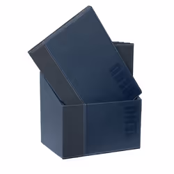 Securit MC-BOX-TRA4-BU A4 Metallo, PU pelle Blu 20 pz - Vista aggiuntiva 4