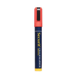 Securit SMA510-RD evidenziatore in gesso Scalpello Rosso 1 pz