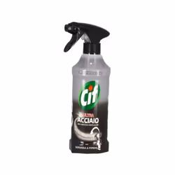 CIF Ultra Acciaio Sgrassatore Cucina e Bagno 500 ml Scopri la potenza di CIF Ultra Acciaio Sgrassatore, il prodotto ideale pe ...