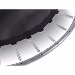 EXIT Silhouette ground trampoline ø244cm with safety net - black Esterno Rotondo Molla elicoidale Trampolino interrato - Vista aggiuntiva 4