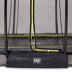EXIT Silhouette ground trampoline ø244cm with safety net - black Esterno Rotondo Molla elicoidale Trampolino interrato - Vista aggiuntiva 6