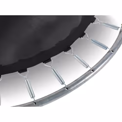 EXIT Silhouette ground trampoline ø305cm with safety net - black Esterno Rotondo Molla elicoidale Trampolino interrato - Vista aggiuntiva 4
