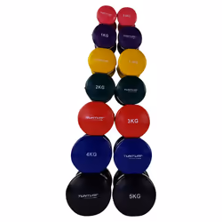 Tunturi 14TUSFU111 manubrio per ginnastica Manubrio fisso 3 kg 2 pz - Vista aggiuntiva 4