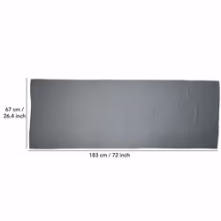 Tunturi 14TUSYO037 tappetino da yoga Tessuto, Silicone Grigio - Vista aggiuntiva 8