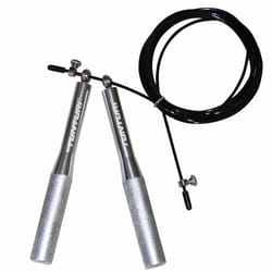 Tunturi 14TUSCF099 corda per saltare Nero, Acciaio inox
