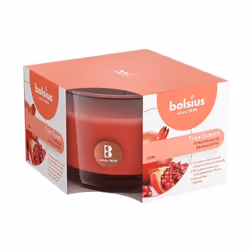 Codice: 8717847136183 Marca: BOLSIUS. Bolsius Candela Bicchiere Melograno 90x63mm
