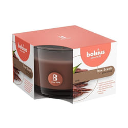 Bolsius - Candela Bicchiere Legni Orientali 90x63mm