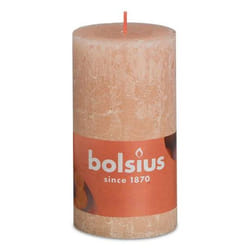 Bolsius Rustiko Shine candela di cera Cilindro Rosa 1 pz
