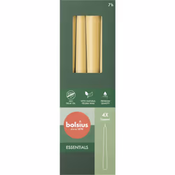 Candela 245/24 4pz Oat Beige BOLSIUS Scopri la nuova collezione Essentials! La candela conica Bolsius nel colore Oat Beige è  ...