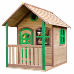 AXI Classic Alex Playhouse Brown/green, Casetta per bambini da pavimento, 1,5 anno/i, 1 porta/porte, Legno