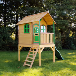 AXI Classic Laura Playhouse Brown/green - Green Slide - Vista aggiuntiva 4