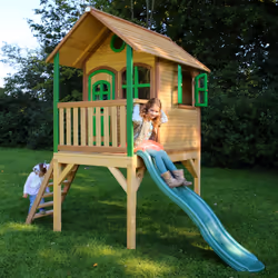 AXI Classic Laura Playhouse Brown/green - Green Slide - Vista aggiuntiva 6