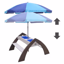 AXI Delta Sand- & Water Picnic Table (incl. Parasol) Tavolo per sabbia e acqua - Vista aggiuntiva 8