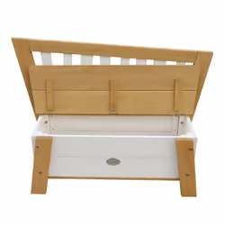 AXI Crooked Corky Storage Bench Brown/white Panca porta giocattoli Libera installazione Marrone, Bianco - Vista aggiuntiva 4