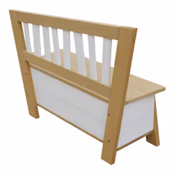 AXI Crooked Corky Storage Bench Brown/white Panca porta giocattoli Libera installazione Marrone, Bianco - Vista aggiuntiva 6
