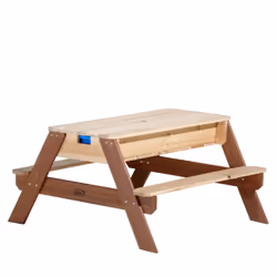 AXI Nick Sand & Water Picnic Table Brown with Umbrella Tavolo per sabbia e acqua - Vista aggiuntiva 4