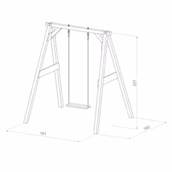 AXI Single Swing Brown - Vista aggiuntiva 8