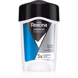 Rexona Maximum Protection Clean Scent, Uomo, Antitraspirante, Deodorante in stick, 45 ml, 48 h, Pelle normale