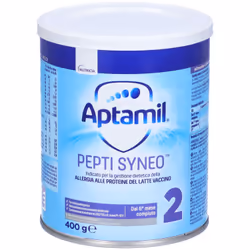 Aptamil Pepti Syneo 2 per Allergia Proteine Latte Vaccino 400 g