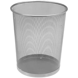 EDM - Elegante Cestino Metallico - Design pulito Ø26x27,5cm - Stoccaggio pratico per interni