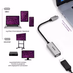 Marmitek Connect USB C a DisplayPort - Adattatore USB-C a DisplayPort - Vista aggiuntiva 3