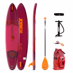 Jobe 486423010, Tavola Stand up paddle (SUP), interruttore basculante, Piatto, Rosa, Rosso, EVA (Acetato del vinile dell'etil ...
