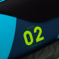 Jobe Croft 2 persona(e) Nero, Blu, Verde Fibra di vetro, Nylon, Poliestere, Cloruro di polivinile (PVC) Kayak gonfiabile - Vista aggiuntiva 4