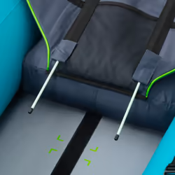 Jobe Croft 2 persona(e) Nero, Blu, Verde Fibra di vetro, Nylon, Poliestere, Cloruro di polivinile (PVC) Kayak gonfiabile - Vista aggiuntiva 5