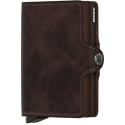 Secrid Twinwallet Vintage Portafoglio Cioccolato Vera pelle